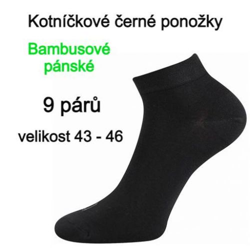 Kotníčkové pánské ponožky 9 párů